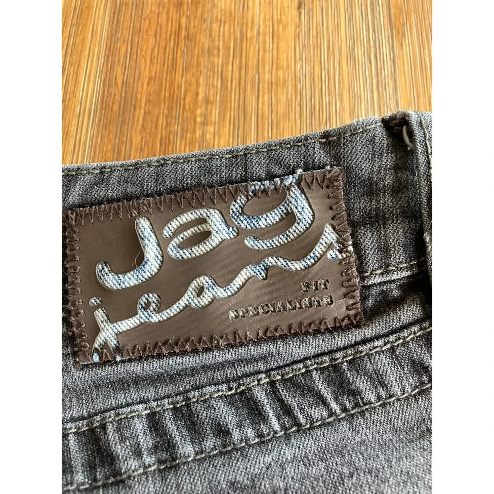 JAG Jeans Western Glove Works Grey Bootcut Stretch‎ Denim Womens Size 6
